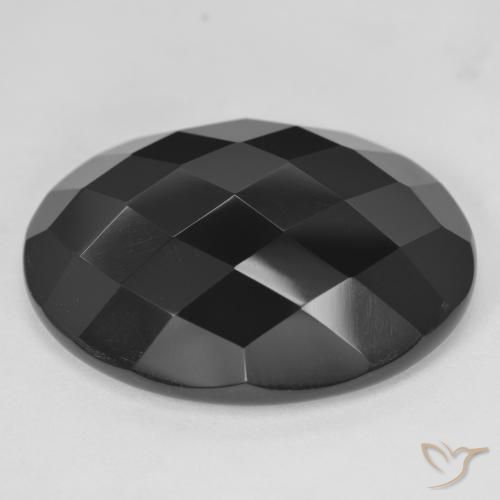 28.87ct Натуральный Черный Оникс, Овал, Непрозрачный