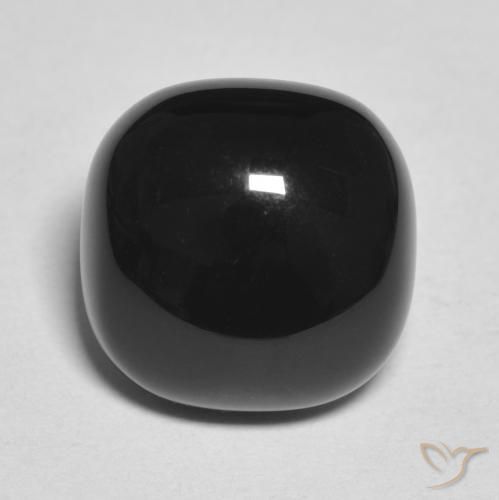 4.83ct Натуральный Черный Оникс, Подушка, Непрозрачный