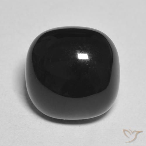 4.85ct Натуральный Черный Оникс, Подушка, Непрозрачный