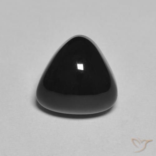 3.19ct Натуральный Черный Оникс, Триллион, Непрозрачный