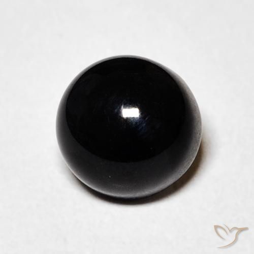 1.63ct Натуральный Черный Оникс, Круглый, Непрозрачный