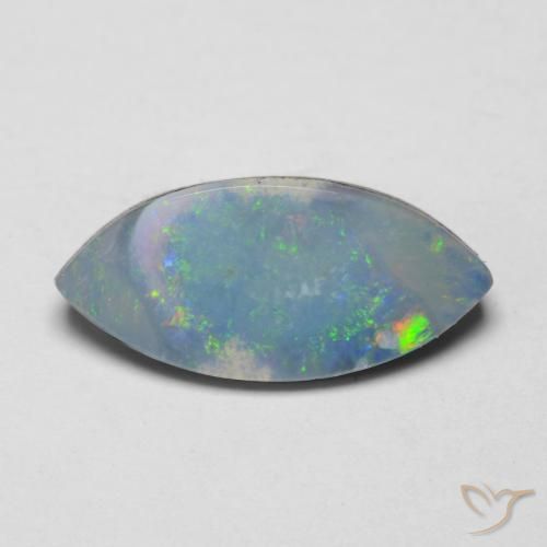 1.97ct Натуральный Многоцветный Опаловый дублет, Маркиза, Непрозрачный