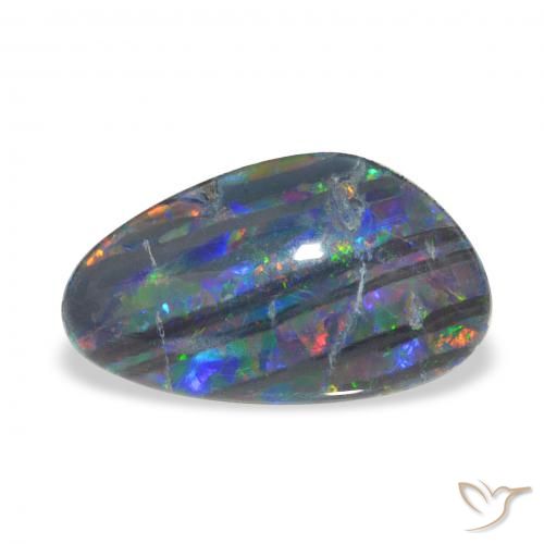 3.25ct Натуральный Многоцветный Опаловый триплет, причудливая, Непрозрачный