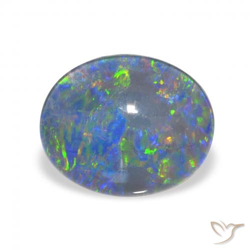 2.68ct Натуральный Многоцветный Опаловый триплет, Овал, Непрозрачный