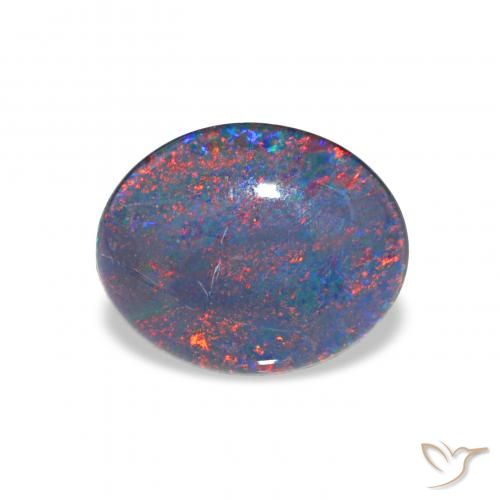 2.40ct Многоцветный Опаловый триплет, Овал, Непрозрачный