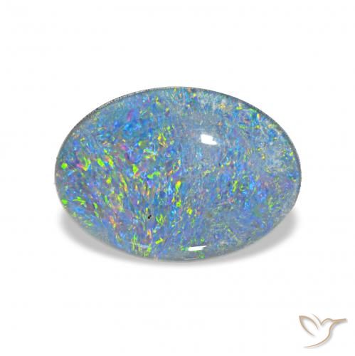 3.52ct Многоцветный Опаловый триплет, Овал, Непрозрачный