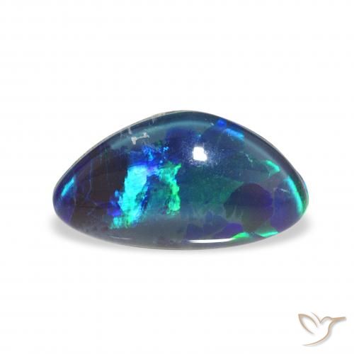 2.36ct Натуральный Многоцветный Опаловый триплет, причудливая, Непрозрачный