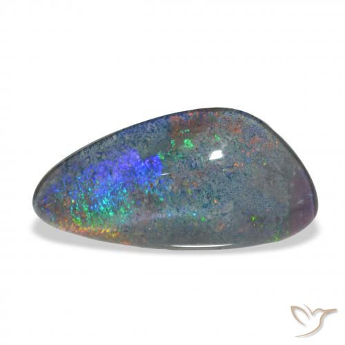 4.17ct Натуральный Многоцветный Опаловый триплет, причудливая, Непрозрачный