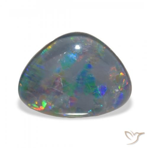 4.06ct Натуральный Многоцветный Опаловый триплет, причудливая, Непрозрачный
