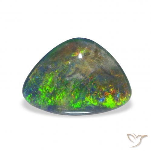 1.89ct Натуральный Многоцветный Опаловый триплет, причудливая, Непрозрачный