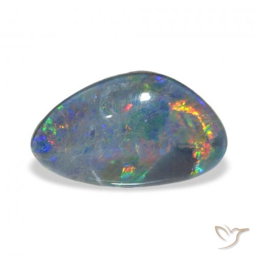 3.75ct Натуральный Многоцветный Опаловый триплет, причудливая, Непрозрачный