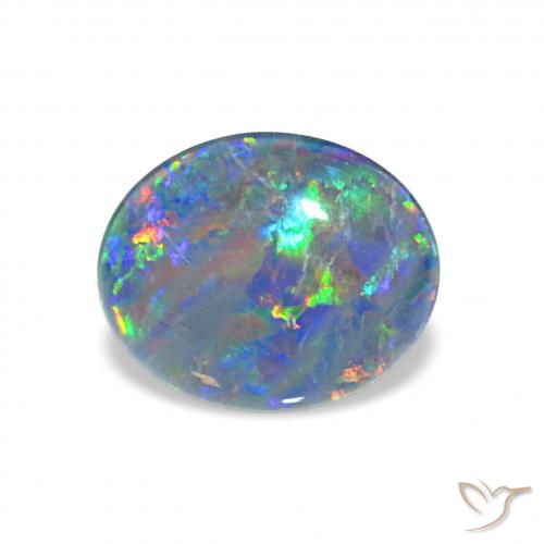 2.33ct Многоцветный Опаловый триплет, Овал, Непрозрачный