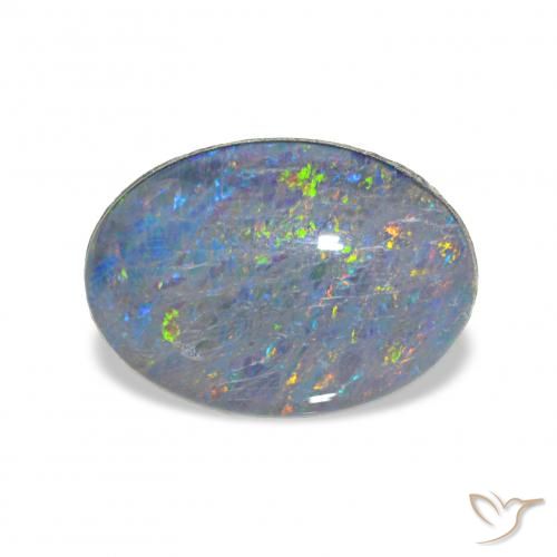 3.88ct Многоцветный Опаловый триплет, Овал, Непрозрачный