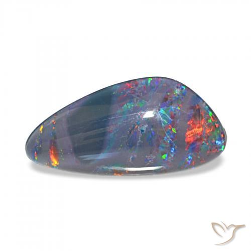 4.17ct Многоцветный Опаловый триплет, причудливая, Непрозрачный