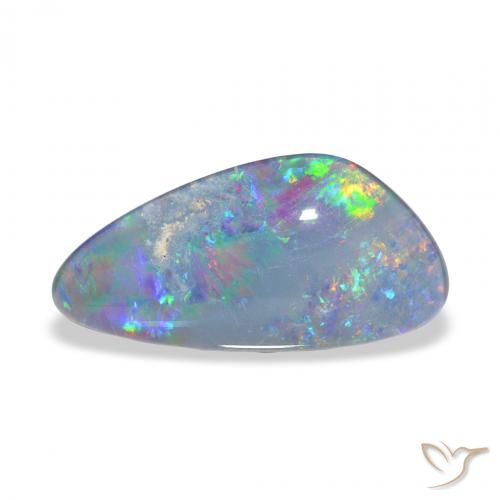 4.17ct Натуральный Многоцветный Опаловый триплет, причудливая, Непрозрачный