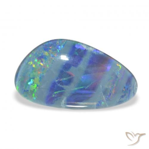 7.90ct Многоцветный Опаловый триплет, причудливая, Непрозрачный
