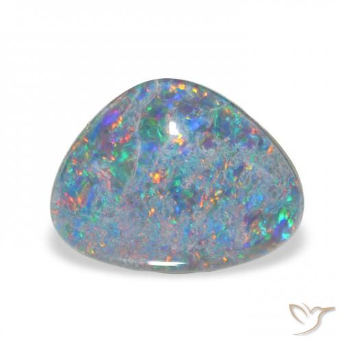 3.88ct Многоцветный Опаловый триплет, причудливая, Непрозрачный