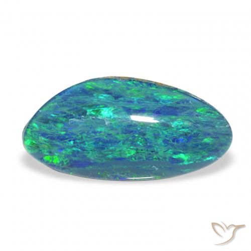 2.49ct Натуральный Многоцветный Опаловый триплет, причудливая, Непрозрачный