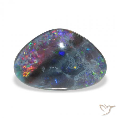 6.75ct Натуральный Многоцветный Опаловый триплет, причудливая, Непрозрачный