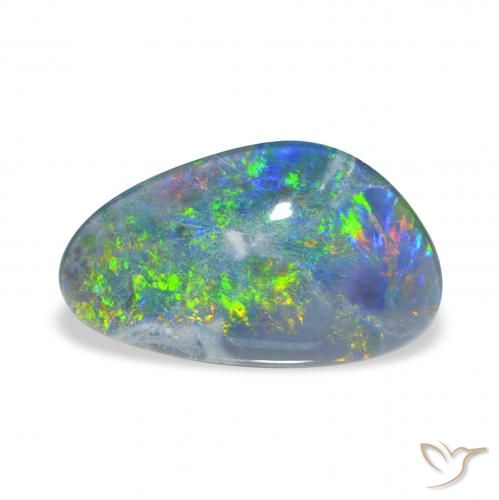 3.45ct Натуральный Многоцветный Опаловый триплет, причудливая, Непрозрачный