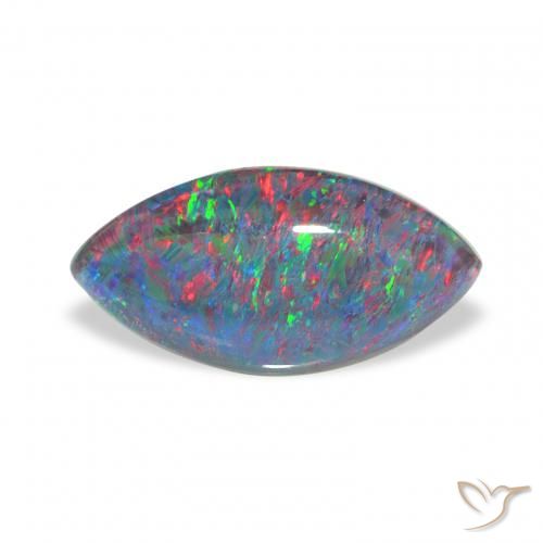 1.90ct Многоцветный Опаловый триплет, Маркиза, Непрозрачный