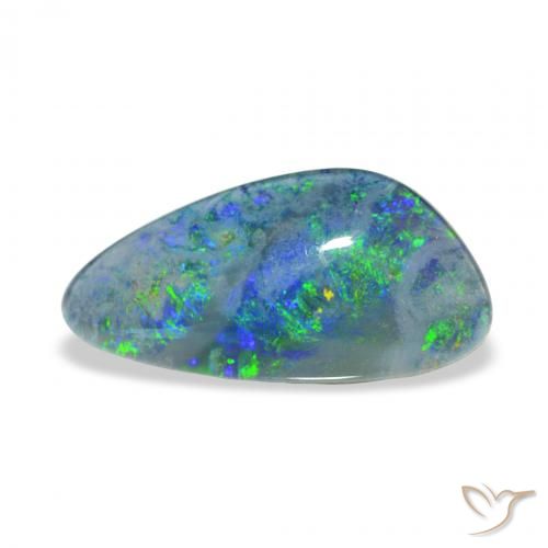 4.12ct Многоцветный Опаловый триплет, причудливая, Непрозрачный