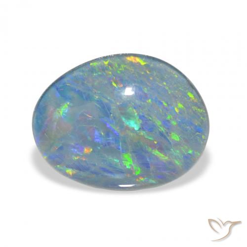 9.36ct Многоцветный Опаловый триплет, причудливая, Непрозрачный