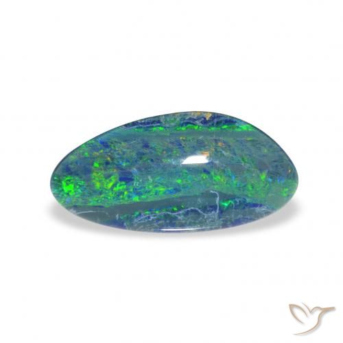 2.52ct Многоцветный Опаловый триплет, причудливая, Непрозрачный