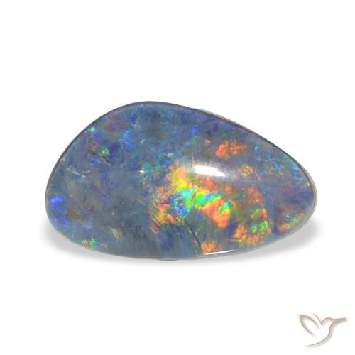 3.36ct Многоцветный Опаловый триплет, причудливая, Непрозрачный