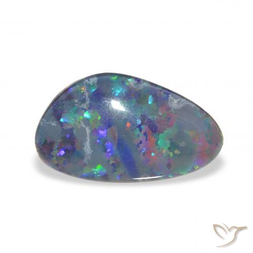 3.58ct Многоцветный Опаловый триплет, причудливая, Непрозрачный