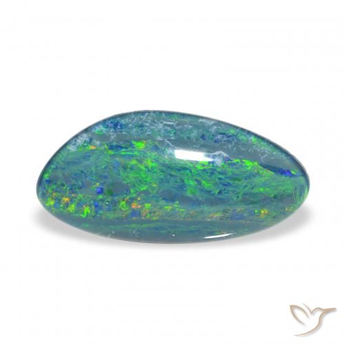 2.48ct Многоцветный Опаловый триплет, причудливая, Непрозрачный