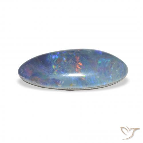 3.48 карата, натуральный Многоцветный Опаловый триплет, причудливая, Непрозрачный