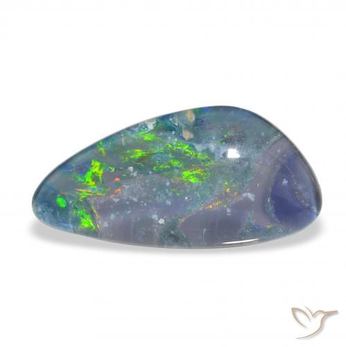 4.26 карата, натуральный Многоцветный Опаловый триплет, причудливая, Непрозрачный