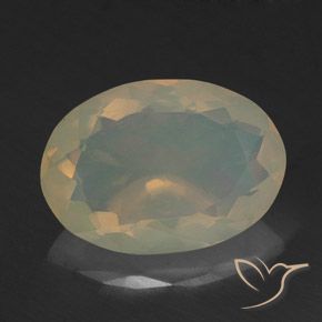 1.74ct Натуральный Многоцветный Опал, Овал, Прозрачный