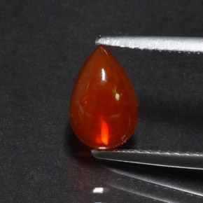 1.07 карата, натуральный Многоцветный Опал, Форма груши, Прозрачный