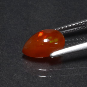 1.07 карата, натуральный Многоцветный Опал, Форма груши, Прозрачный