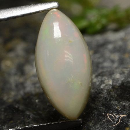 1.78ct Натуральный Многоцветный Опал, Маркиза, Непрозрачный
