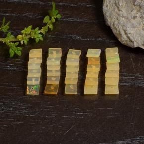 2.84 карата, натуральный Многоцветный Опал, Квадрат, Полупрозрачный