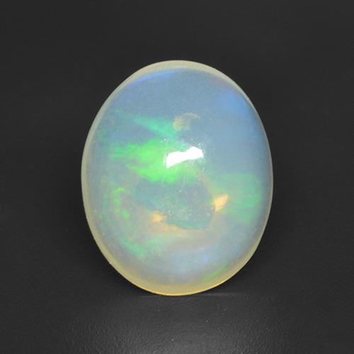 1.86ct Натуральный Многоцветный Опал, Овал, Прозрачный
