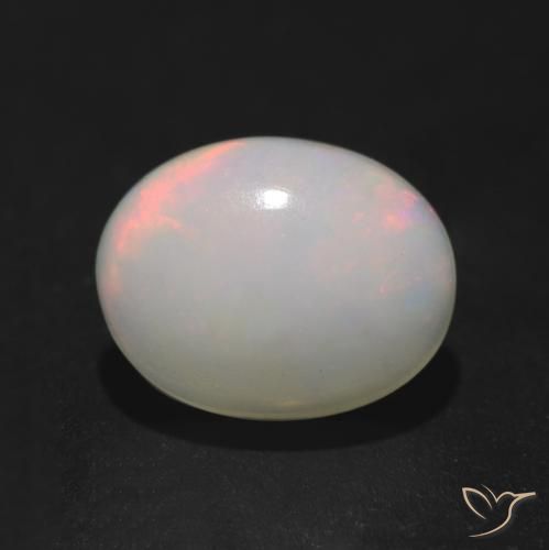0.98ct Натуральный Многоцветный Опал, Овал, Полупрозрачный