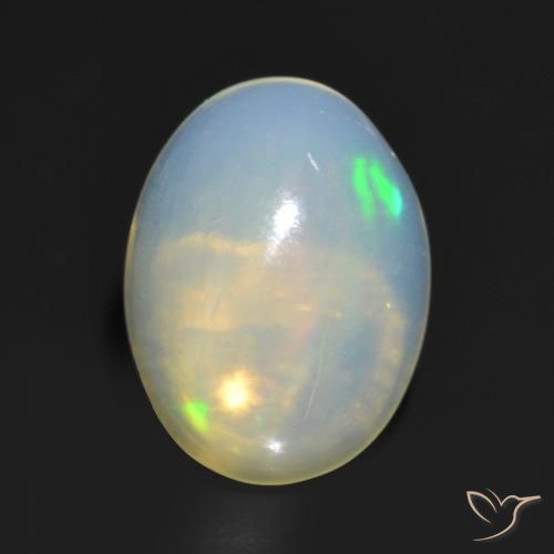 1.24ct Натуральный Многоцветный Опал, Овал, Прозрачный