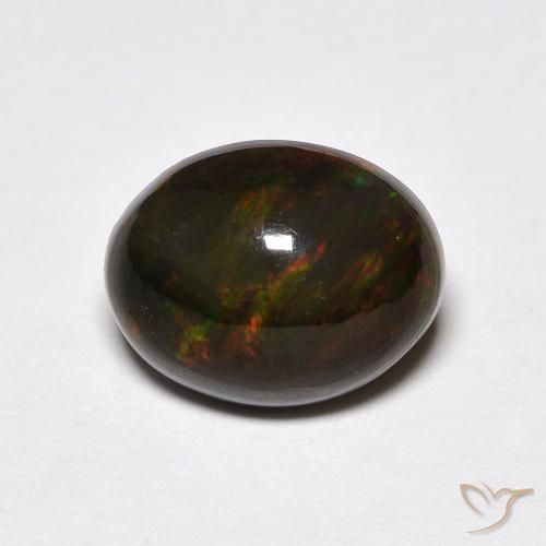 1.78ct Натуральный Многоцветный Опал, Овал, Непрозрачный