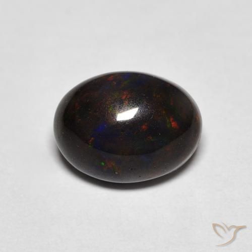 1.29ct Натуральный Многоцветный Опал, Овал, Непрозрачный