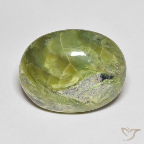 11.93ct Натуральный Земля зеленый Опал, Овал, Непрозрачный