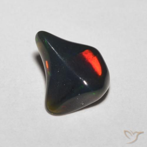 0.87ct Натуральный Многоцветный Опал, причудливая, Полупрозрачный