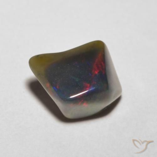 0.90ct Натуральный Многоцветный Опал, причудливая, Полупрозрачный