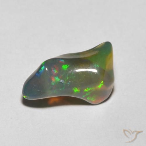 1.45ct Натуральный Многоцветный Опал, причудливая, Полупрозрачный