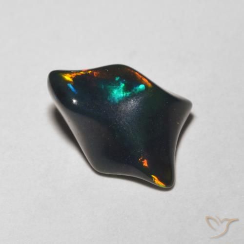 1.64ct Натуральный Многоцветный Опал, причудливая, Полупрозрачный