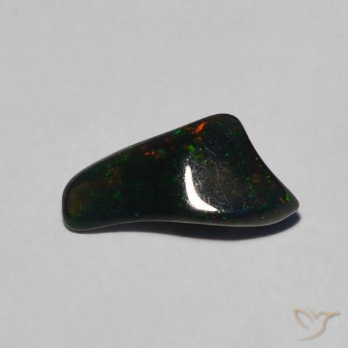 0.57ct Натуральный Многоцветный Опал, причудливая, Полупрозрачный