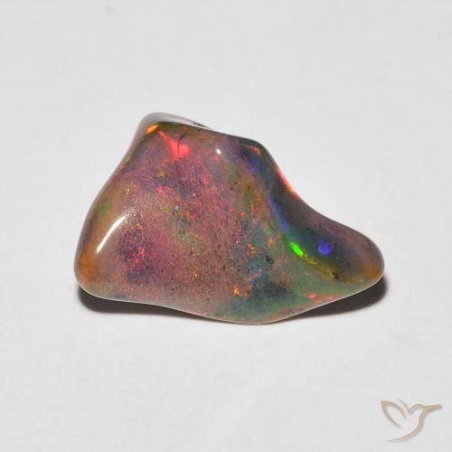1.85ct Натуральный Многоцветный Опал, причудливая, Полупрозрачный